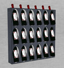 F18 Portabottiglie in Metallo - Finitura Acidata