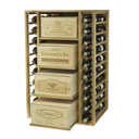 Houten module 4 schuifplanken K546 - 4 dozen van 12 flessen