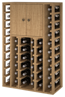 Houten module met draaideuren K515 - 46 flessen