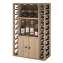 Houten module met draaideuren K521 - 20 flessen