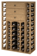 Houten ladekastmodule K510 - 46 flessen