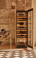 Deluxe Wood Cellar Fridge - 90 Bottles