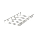 Slim 5-row under-cabinet glass holder