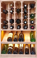 Houten module K93 - 37 flessen