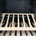 Kellerkühlschrank 382 Flaschen Doppelte Temperatur Schwarz