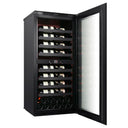 Built-in Cellar Fridge 62 Push Pull Bottles - Dual Temperature
