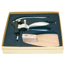 Cavatappi a Leva con Base di Appoggio in Legno di Zelkova Laguiole