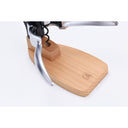 Cavatappi a Leva con Base di Appoggio in Legno di Zelkova Laguiole