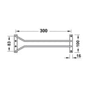 Slim Single Under-Cabinet Glass Holder