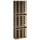 Houten displaymodule K165 - 108 flessen