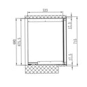 Wijnkoelkast Inbouw Kolommodel Met Wifi 29 flessen Dubbele Temperatuur - Push Pull Opening