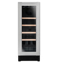Wbudowana lodówka na wino na 21 butelek, jedna temperatura