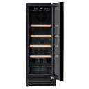 Wbudowana lodówka na wino na 21 butelek, jedna temperatura