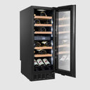 Winiarka do zabudowy w kolumnie na 18 butelek – otwieranie Push Pull