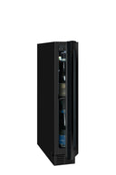 Schwarzer Einbau-Weinkeller für 8 Flaschen mit Einzeltemperatur