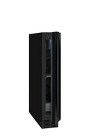 Schwarzer Einbau-Weinkeller für 8 Flaschen mit Einzeltemperatur