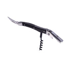 Laguiole Double Lever Corkscrew Black in Pakkawood