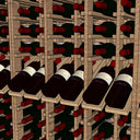 Parete Modulo Legno - 324 bottiglie