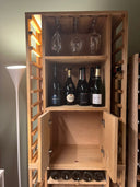 Houten Module 9 Schuifplanken + Draaideuren - 85 Flessen