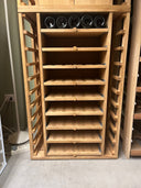 Houten Module 9 Schuifplanken + Draaideuren - 85 Flessen