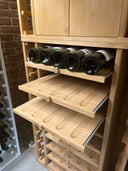 Houten Module 9 Schuifplanken + Draaideuren - 85 Flessen