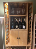 Houten Module 9 Schuifplanken + Draaideuren - 85 Flessen