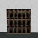 Parete Modulo Legno - 324 bottiglie