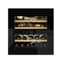 Cantinetta Frigo Autoventilata Incasso Colonna Black 24 Bottiglie - Apertura Push Pull