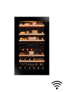 Built-in Column Wine Fridge Wi-Fi Self-Ventilated 52 bott. Double Temperature - Push Pull