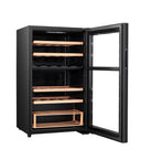 Cave Frigo Noir 33 bouteilles - Double Température
