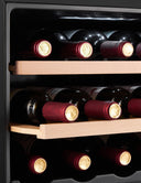 Cave Frigo Noir 33 bouteilles - Double Température