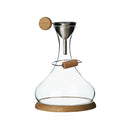 LANGHE Kristal en Eiken Decanteerset