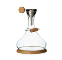 LANGHE Kristal en Eiken Decanteerset