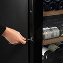Cantina Frigo Wifi Black 138 Bottiglie Doppia Temperatura