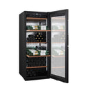 Black Wifi Cellar Fridge 204 Bottles Single Temperature