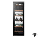 Black Wifi Cellar Fridge 248 Bottles Single Temperature