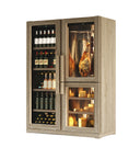Wood Cellar Fridge M Wine + Meats and Cheeses - 3 Temperatures