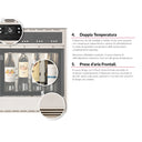 Dispenser 8 (4+4) Bottiglie Singola e Doppia Temperatura - Retrobanco