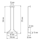 Slim Single Wine Glass Holder