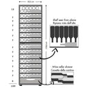 Wbudowana lodówka piwniczna FG 109 na butelki z podwójną temperaturą