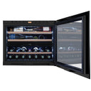 Cantinetta Frigo Wifi Incasso Colonna Autoventilata 32 Bott. - Doppia Temperatura - Push Pull
