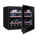Cantinetta Frigo Wifi Incasso Colonna Autoventilata 32 Bott. - Doppia Temperatura - Push Pull