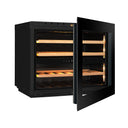 Cantinetta Frigo Wifi Incasso Colonna Autoventilata 32 Bott. - Doppia Temperatura - Push Pull