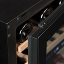 Cantina Frigo Wifi incasso Black 47 bottiglie Doppia Temperatura - Apertura Push Pull