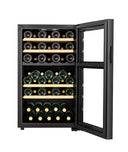 Lodówka piwniczna z podwójną temperaturą na 52 butelki