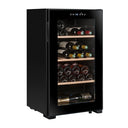 Lodówka z piwnicą na czarne wino o pojedynczej temperaturze na 36 butelek