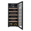Cantina Frigo 121 Bottiglie Black Singola Temperatura