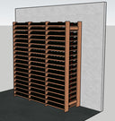 3C Sliding Wooden Shelf - 594 Bottles - 54 Shelves
