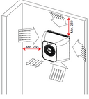 MPCO - Clima Monoblocco incasso a Parete - Raffreddamento fino a 48 m3