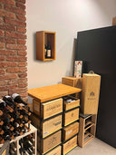 Zestaw 4 gablot wystawowych